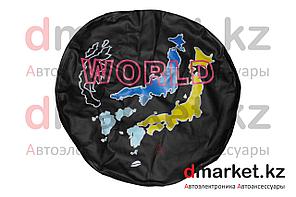 Чехол на запасное колесо R16 "World", кожзам