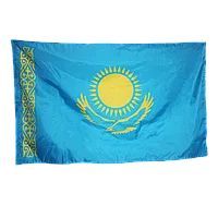 Государственный Флаг Республики Казахстан, политекс, 1,5*3 м