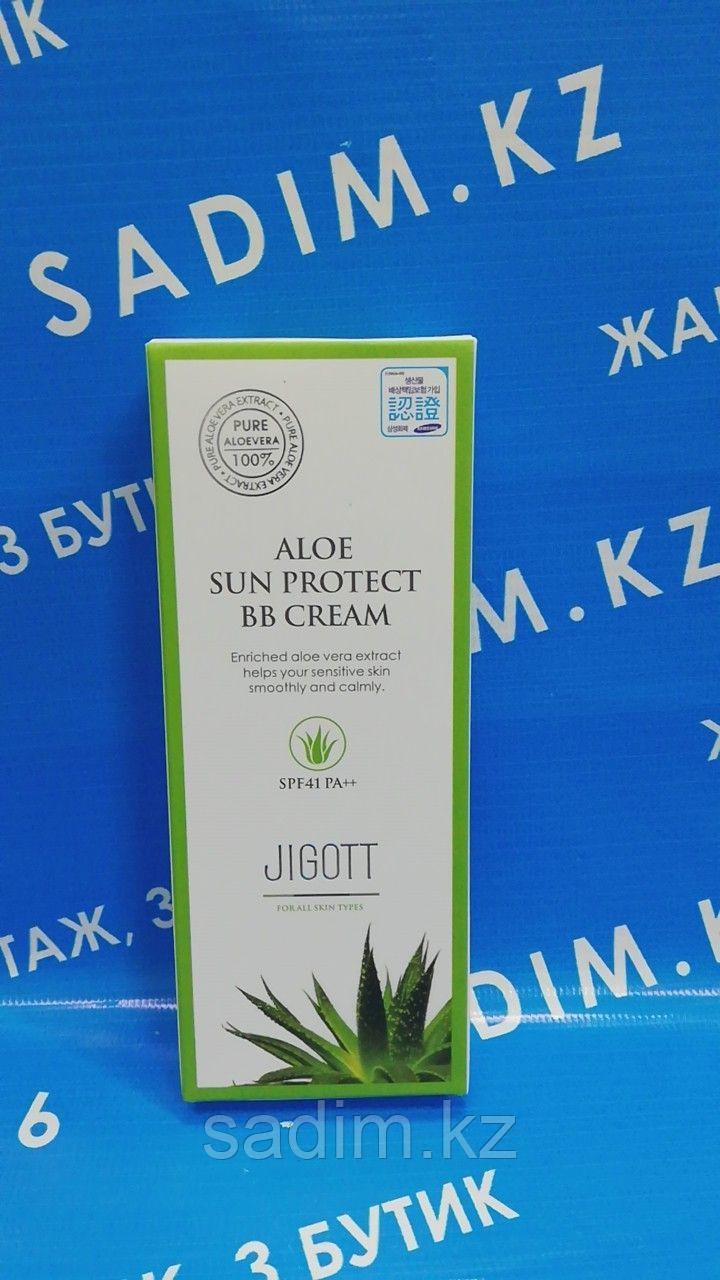 Jigott Aloe BB Sun Protect BB Cream - Солнцезащитный BB-крем с экстрактом алоэ - фото 1 - id-p68578642