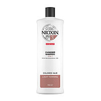 NIOXIN 3D Система 3 Шампунь для окрашенных волос с тенденцией к истончению, 1000мл.