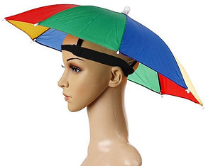 Зонтик на голову от солнца и дождя