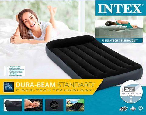 Матрас надувной с подголовником INTEX Pillow Rest Classic Airbed (64141, 99х191х25 см), фото 2