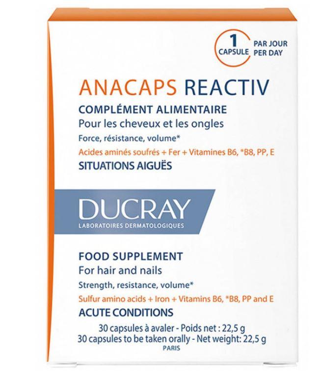 БАД DUCRAY Anacaps Reactiv 30 капсул