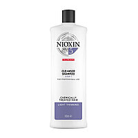 NIOXIN 3D Система 5 Шампунь для химически обработанных волос с тенденцией к истончению, 1000мл.