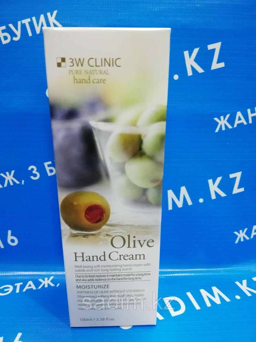 3W Clinic Olive Hand Cream 100 ml - Крем для рук с экстрактом оливы