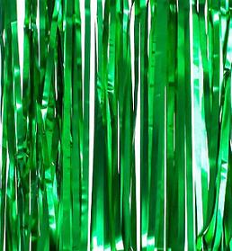 Дождик для фотозоны "Зеленый", ширина 1м, длина 2 метра