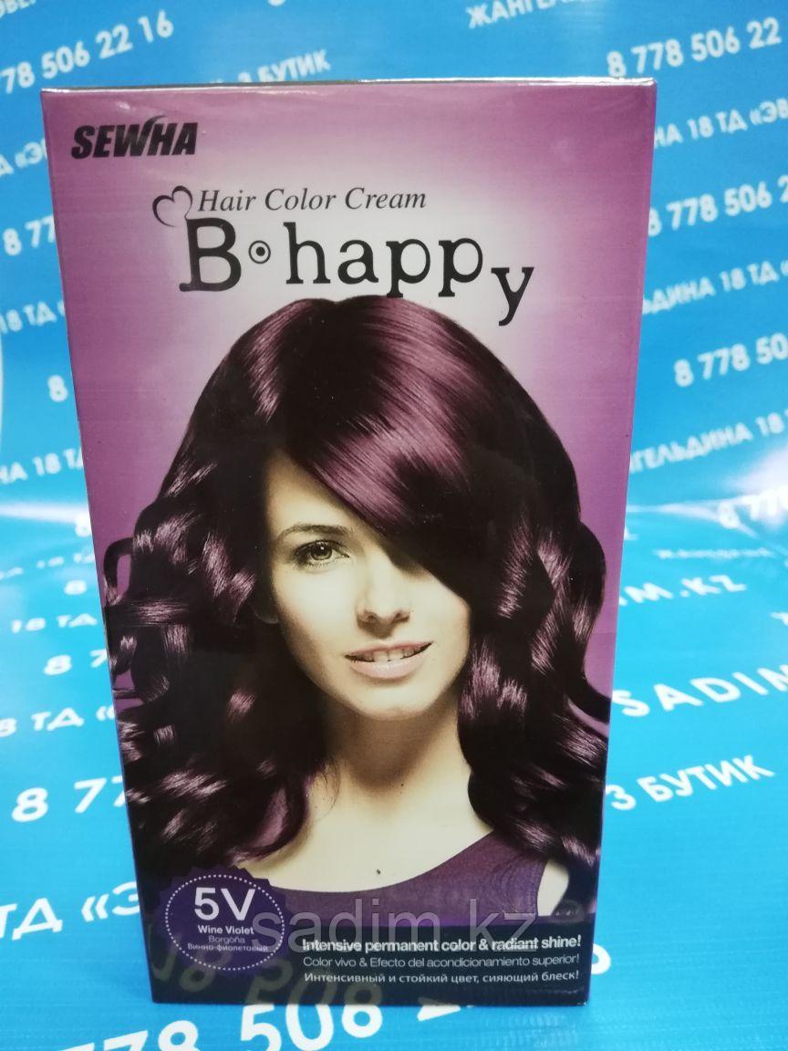 B Happy ( 5V ) - Краска для волос - Винно-Фиолетовый
