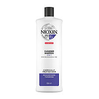 NIOXIN 3D Система 6 Шампунь для химически обработанных истонченных волос, 1000мл.