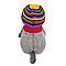 Басик в полосатой шапке с шарфом 19см., фото 3