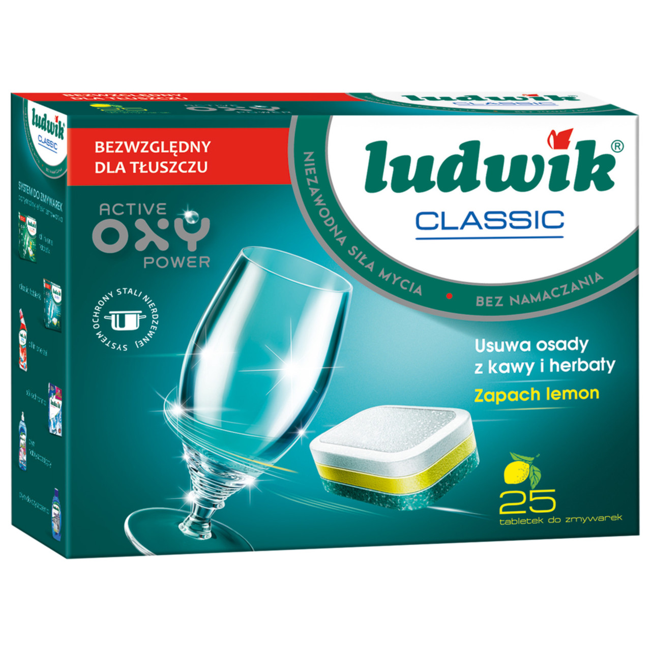 Таблетки для посудомоечных машин Ludwik Classic 25шт