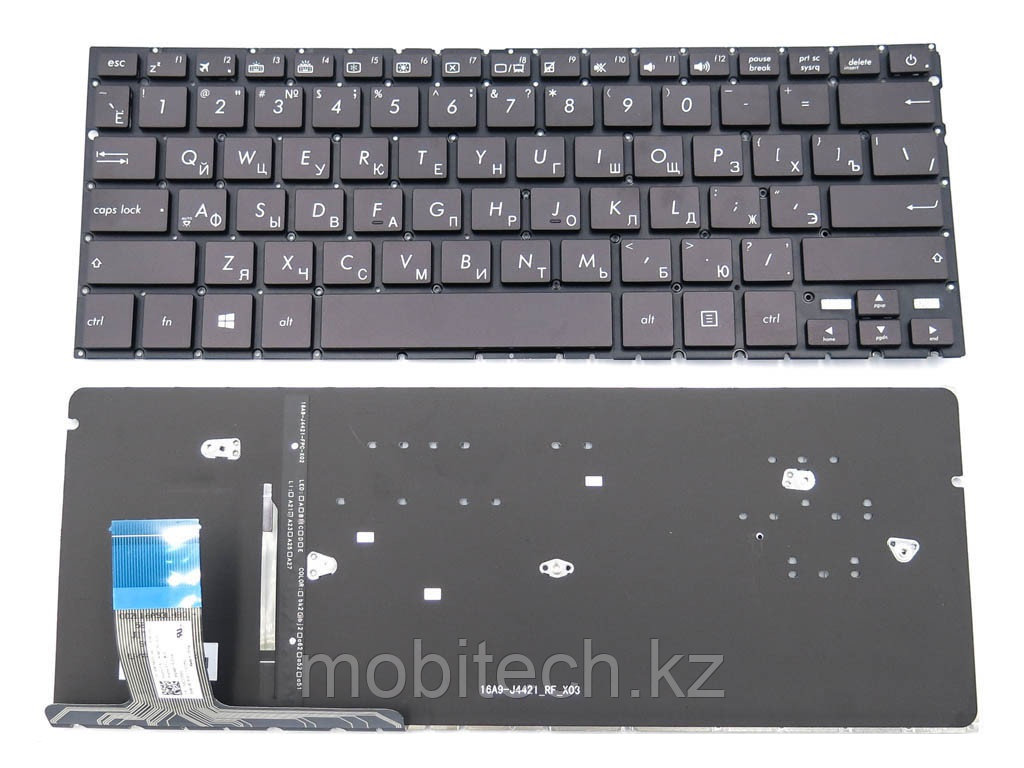 Клавиатуры Asus ZenBook UX330 UX330U UX305 0KNB0-2632GE00 с подсветкой клавиатура c RU/ EN раскладкой