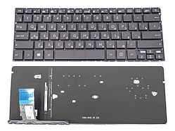 Клавиатуры Asus ZenBook UX330 UX330U UX305 0KNB0-2632GE00 с подсветкой клавиатура c RU/ EN раскладкой