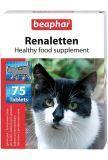 Beaphar Renaletten 75 т мультивитаминная добавка для кошек с почечными проблемами