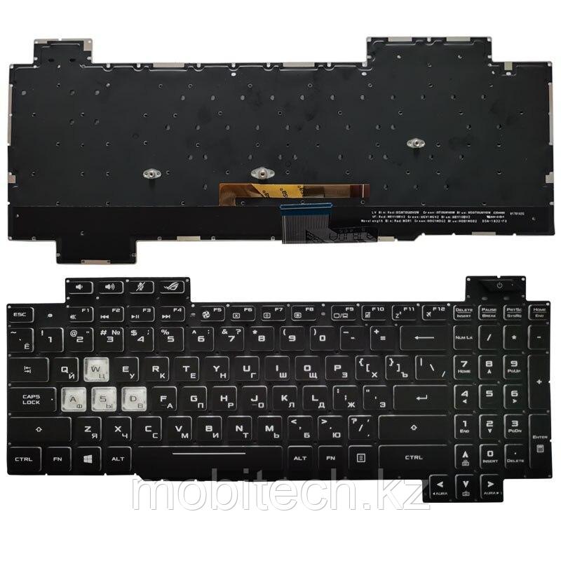 Клавиатуры Asus ROG Strix GL703 GL703GS GL703GM 0kn1-581ru31, Клавиатура с подсветкой RGB EN/RU - фото 1 - id-p94225987