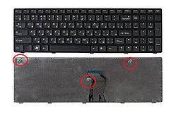 Клавиатуры Lenovo IdeaPad G570 Z560 G770 25012349 клавиатура c RU/EN раскладкой