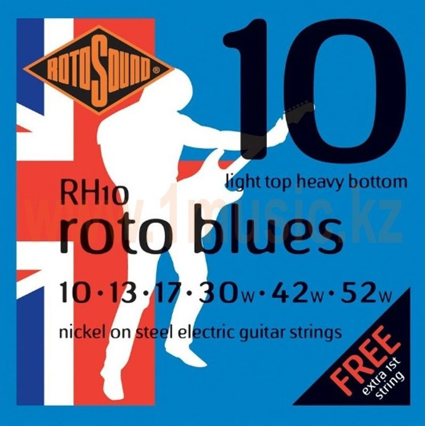 Струны для электрогитары Rotosound Roto Blues RH10
