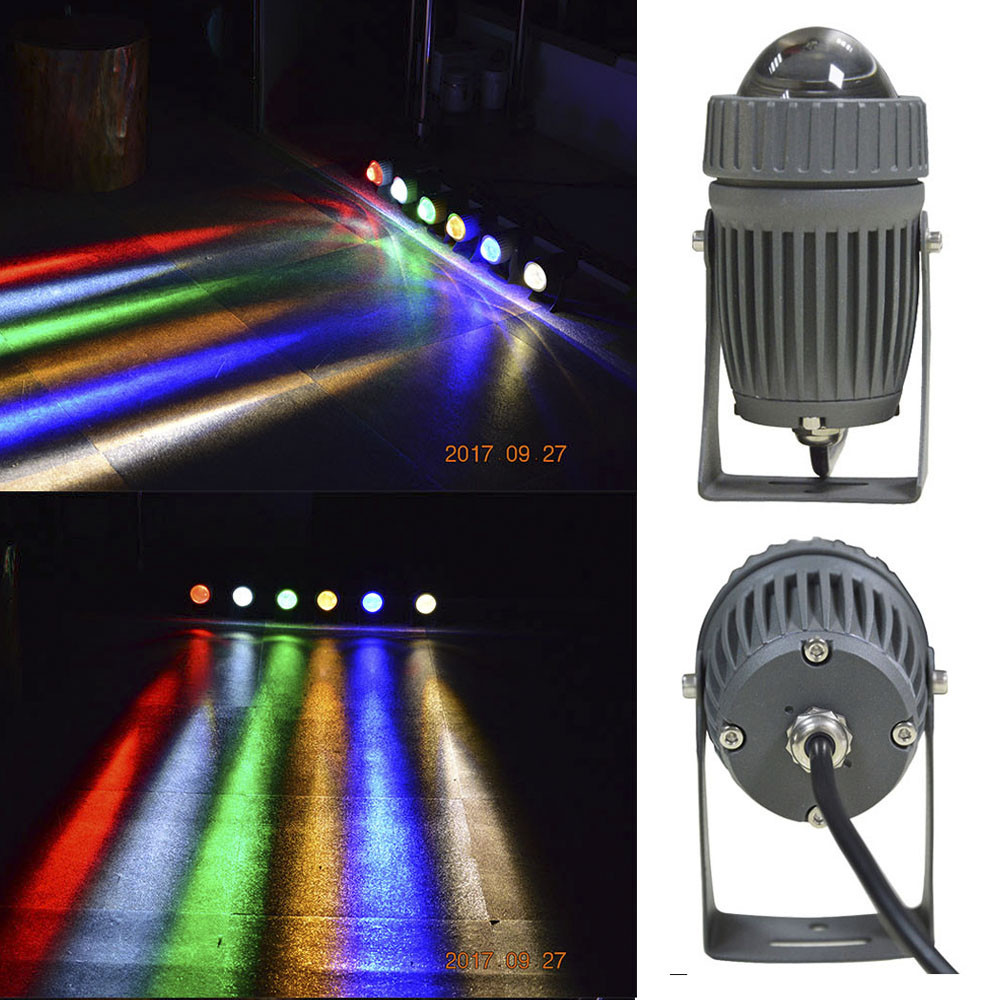 Прожектор светодиодный с линзой Луч точечный 10 Вт - фото 2 - id-p65686338