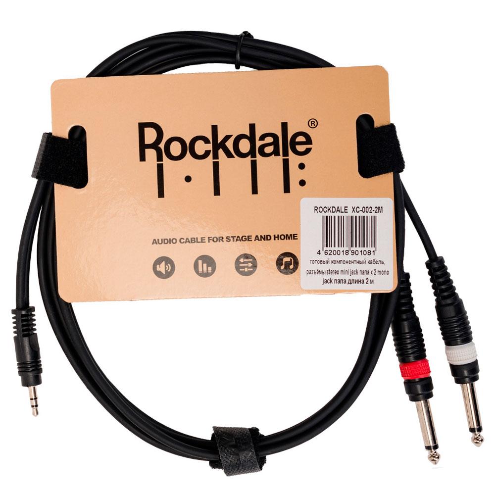 Сигнальный аудио кабель miniJack-Jack 2 м Rockdale XC-002-2M - фото 1 - id-p94226988