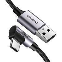 Кабель UGREEN US284 Angled USB A to USB Type C Cable Angled 0.5m