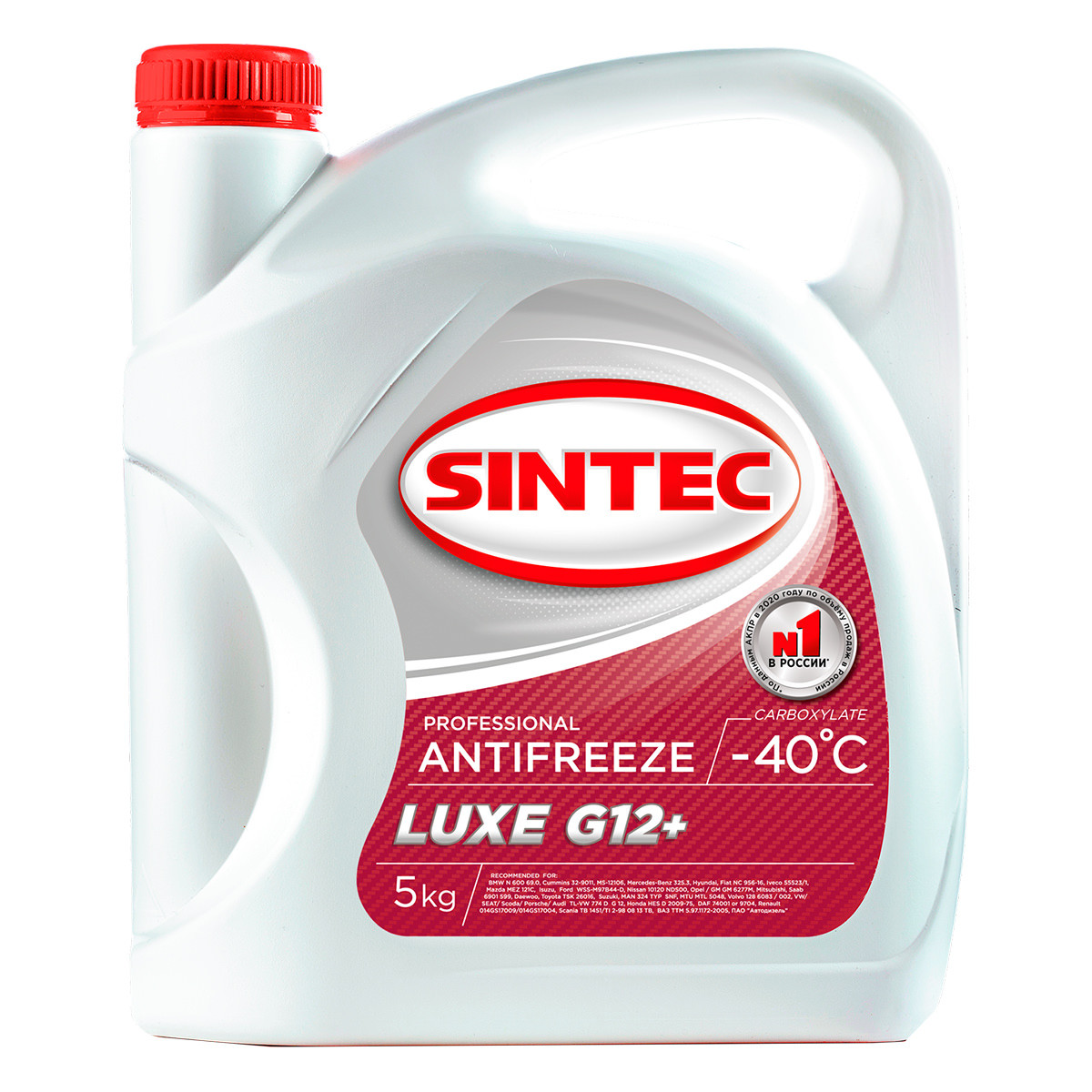 Антифриз Sintec LUXE G12 5л - фото 1 - id-p70475807