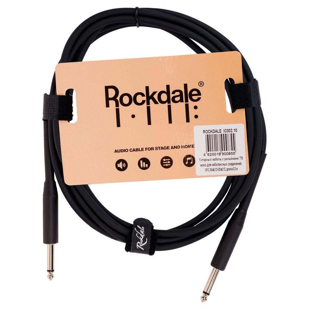 Инструментальный кабель Jack-Jack 3,3 м Rockdale IC002.10 - фото 1 - id-p94228519
