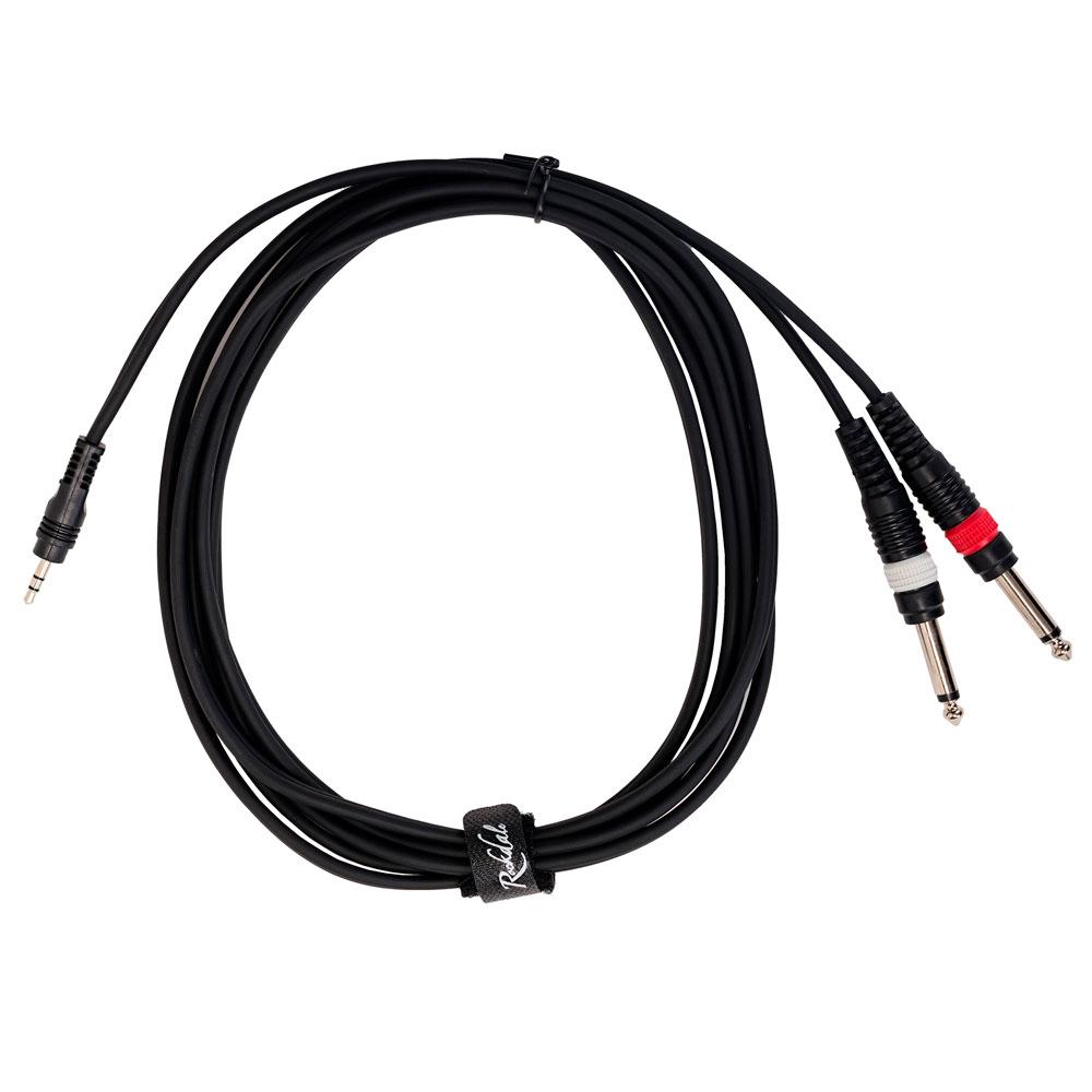 Сигнальный аудио кабель miniJack-Jack 3 м Rockdale XC-002-3M - фото 2 - id-p94228556