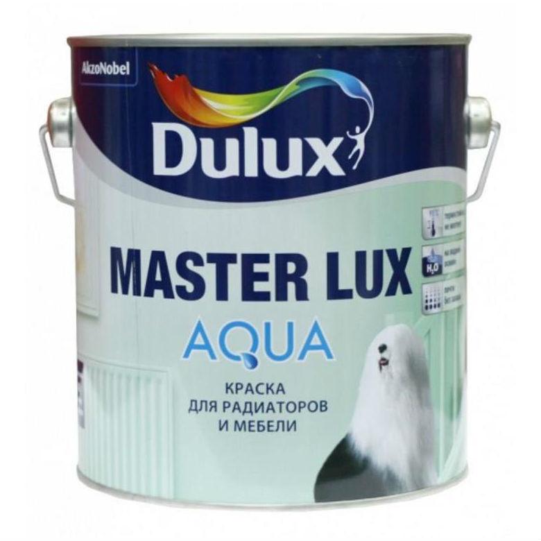 Краска для мебели и радиаторов MASTER LUX AQUA 2.5, Полуглянцевая - фото 1 - id-p94233847