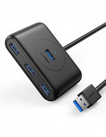 USB хаб UGREEN CR113 USB 3.0 Hub 1m (Black)