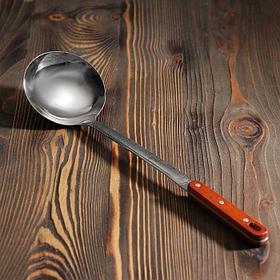 Половник  узбекская 50см, с деревянной ручкой