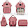 Сумка-рюкзак с боковыми карманами Living Travelling Share розовая, фото 10