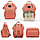 Сумка-рюкзак с боковыми карманами Living Travelling Share оранжевая, фото 9