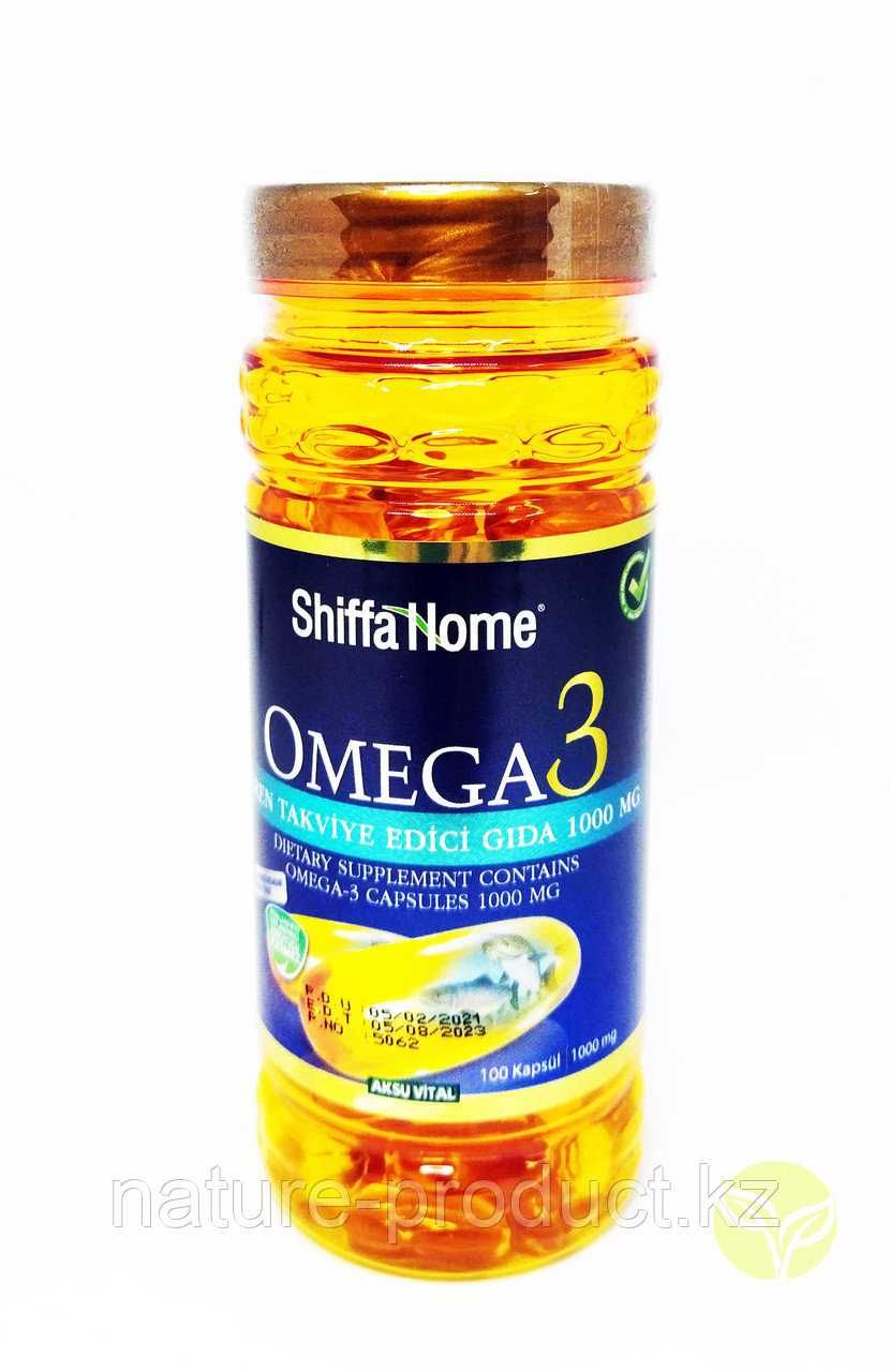 Омега-3 Shiffa Home Рыбий жир капсулы 1000 мг. Халяль