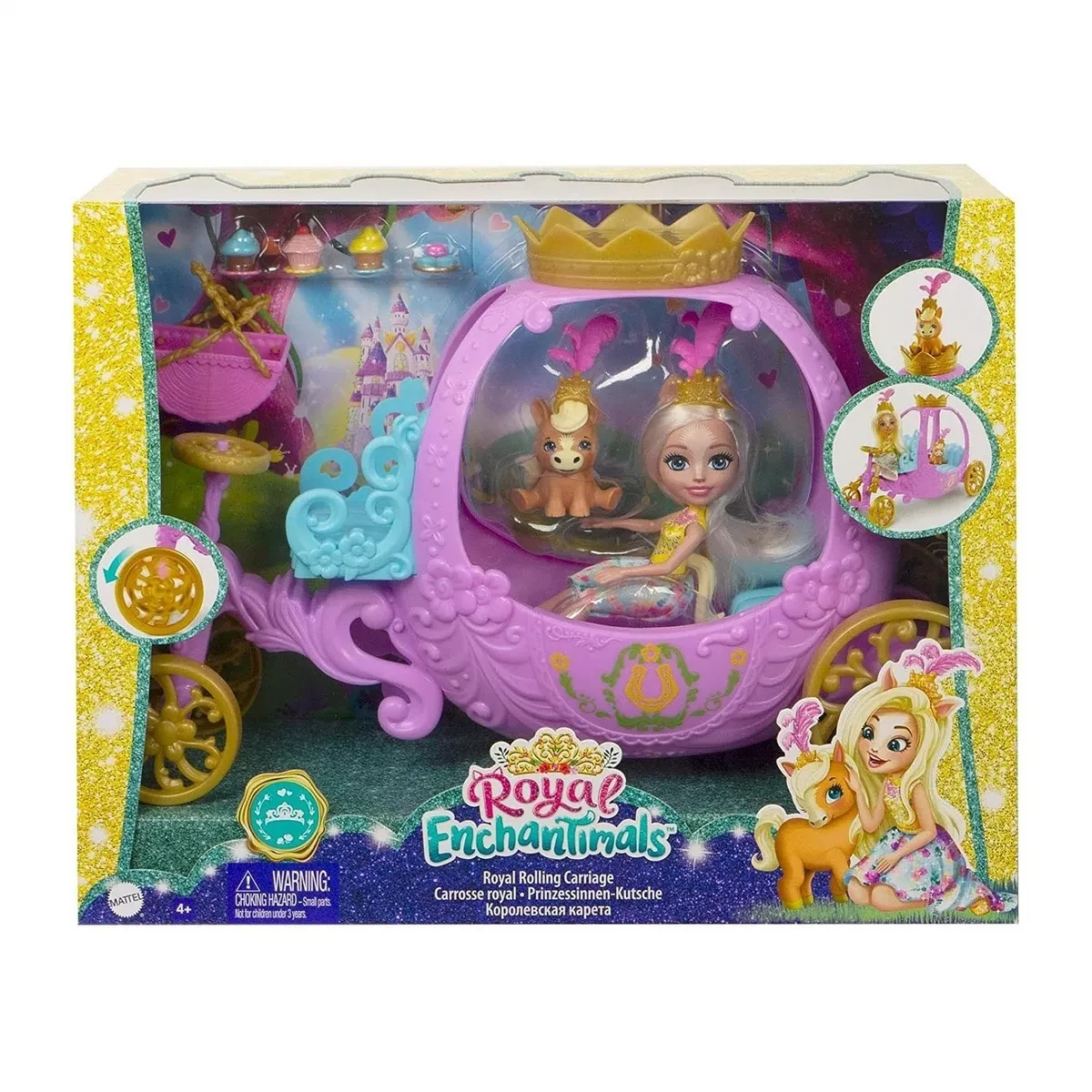 Enchantimals Игровой набор "Туалетный столик Сэйдж Скунси и Кейпер"