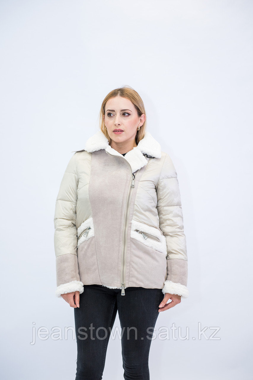 Куртка женская зимняя Evacana бежевая