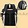 Сумка-рюкзак с термо отсеком с USB входом и шнуром с ремнями для коляски с кошельком на карабине черная, фото 8