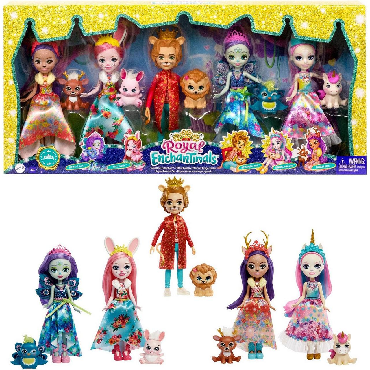 ENCHANTIMALS PACK 4 ПРИНЦЕССЫ И ПРИНЦ