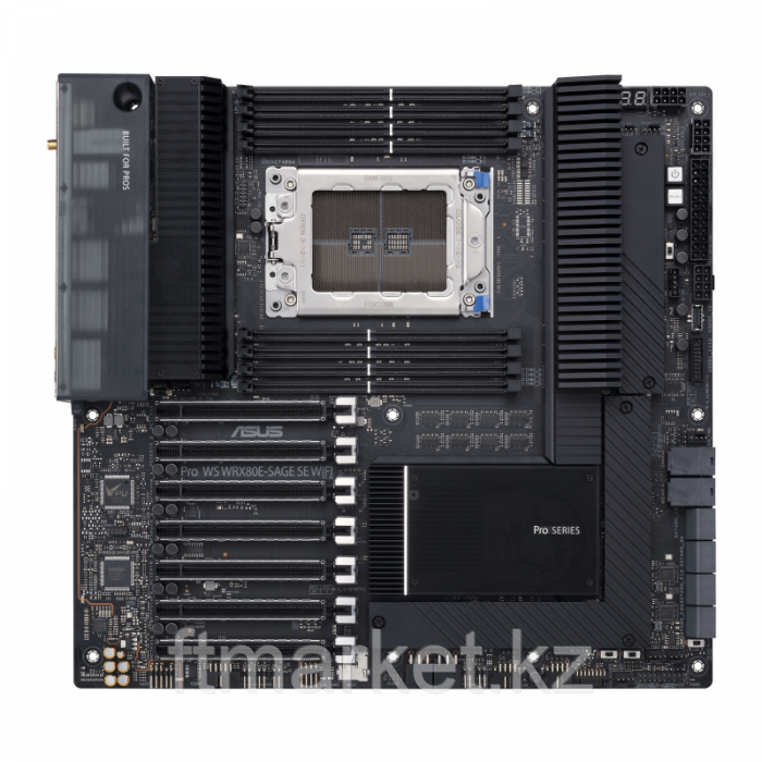 Сист. плата ASUS PRO WS WRX80E-SAGE SE WIFI , WRX80,  sWRX8, 8xDIMM DDR4, 7xPCI-E x16, M.2, 8xSATA, WIFI6, BOX, фото 1