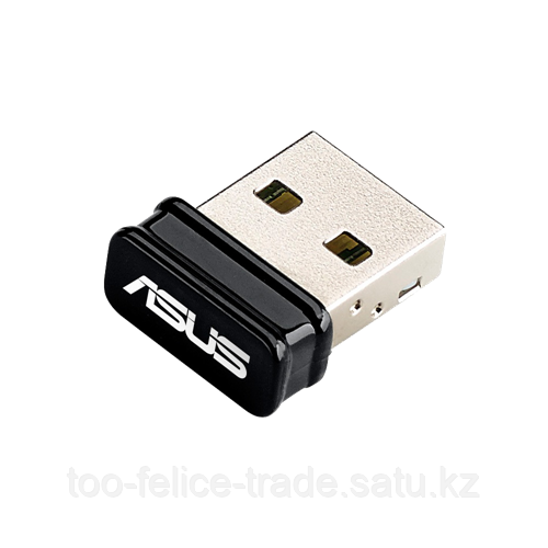 Wi-Fi адаптер ASUS USB-N10 NANO, IEEE 802.11b/g/n,150Mbps,2,4GHz