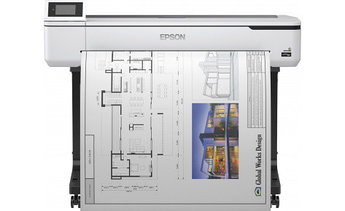 Плоттер Epson SureColor SC-T5100 C11CF12301A0, печать A0+ (2400x1200 dpi), USB 3.0, Gigabit ethernet