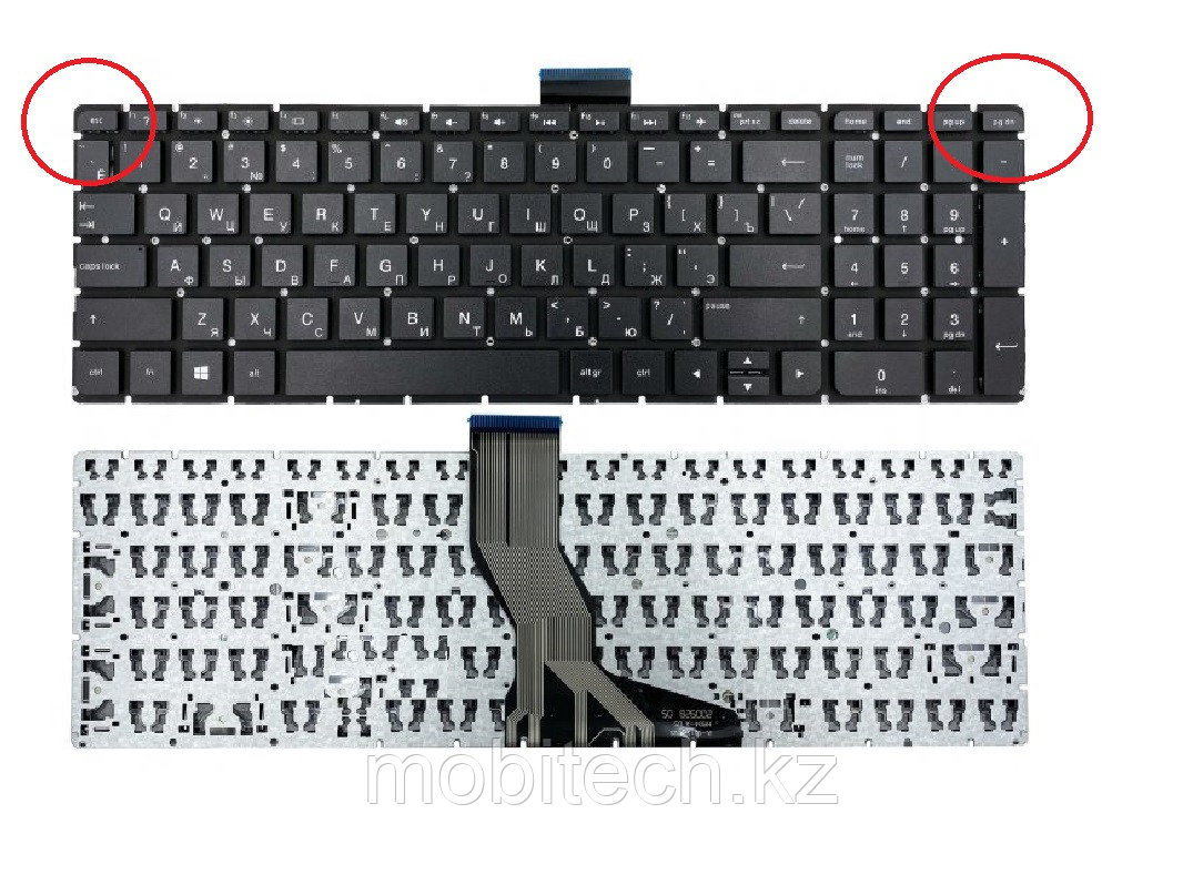 Клавиатуры HP 15-ab 15-ak 15-au 15-ar 15-bc 15-AE 721953-B31 клавиатура c EN/RU раскладкой без подсветкой