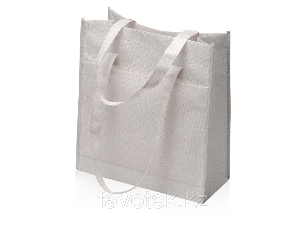 Сумка-шопер Wheat из переработанного пластика 80gsm, 30.5*33*12.5cm, серый