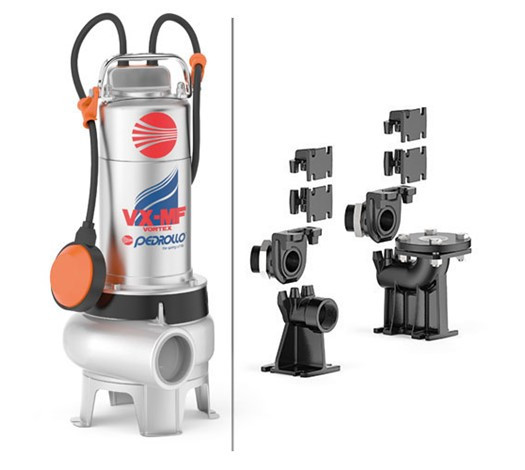 Погружной электронасос для канализационных вод PEDROLLO VX VORTEX VXm 15/50-MF^ 10.20.09.016m