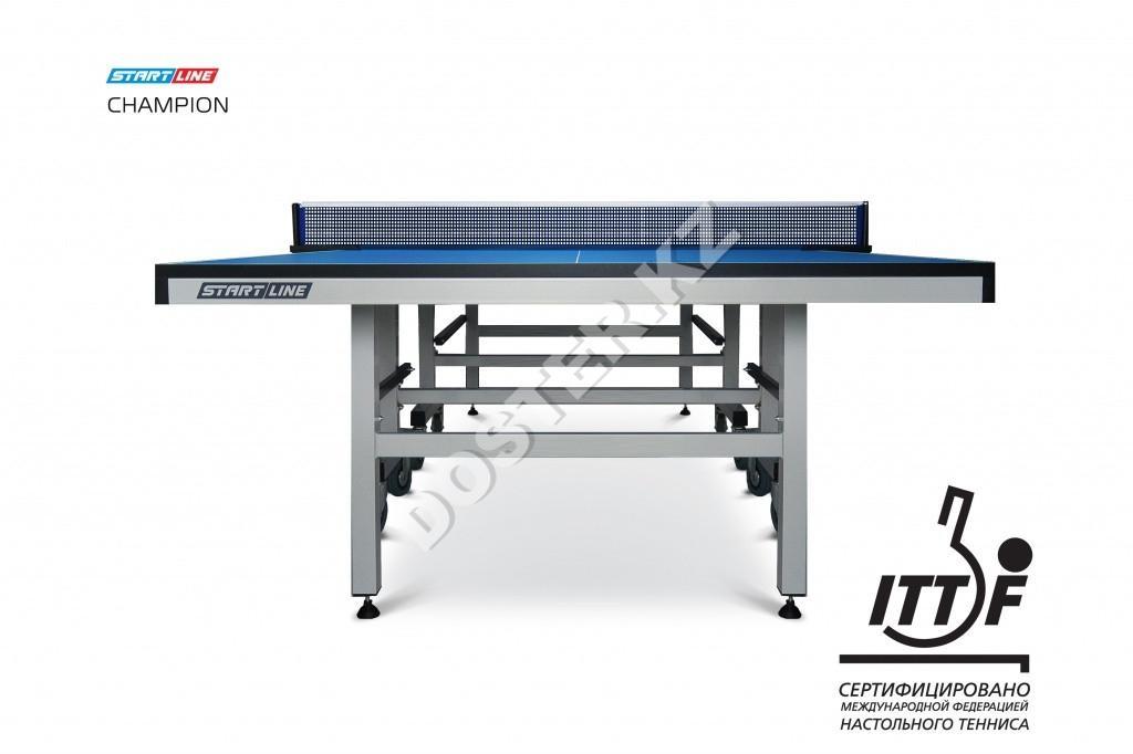 Теннисный стол Start Line Champion 25 мм, кант 50 мм, без сетки - фото 3 - id-p94263756
