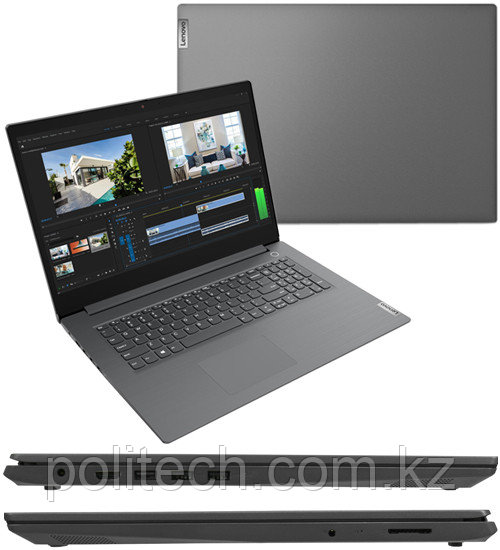 Ноутбук Lenovo V17-IIL (82GX007QRU), grey