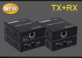 Удлинитель HDMI сигнала передатчик + приемник WHD-ES150N TX+RX
