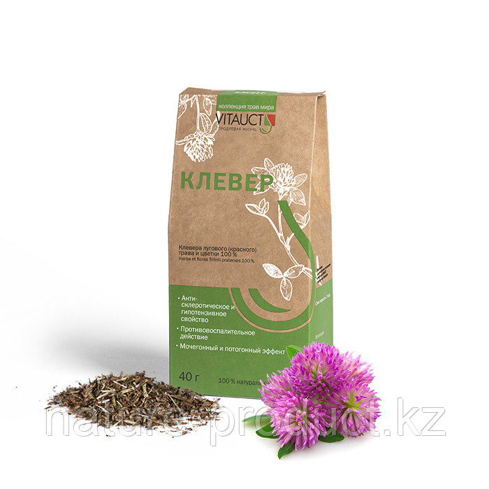 Клевера лугового (красного) трава и цветки 40 г