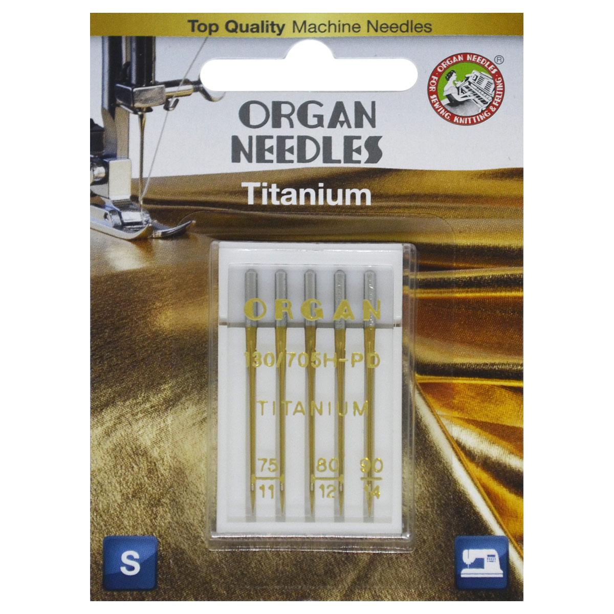 ORGAN иглы титаниум 5/75-90 Blister - фото 1 - id-p94271004