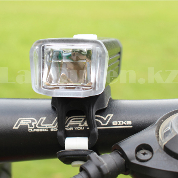 Велосипедный фонарь встроенный USB зарядник 4 режима свечения металлический корпус Machfally MC QD 011 черный - фото 4 - id-p94275993