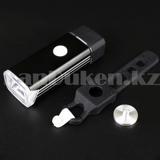 Велосипедный фонарь встроенный USB зарядник 4 режима свечения металлический корпус Machfally MC QD 011 черный - фото 7 - id-p94275993