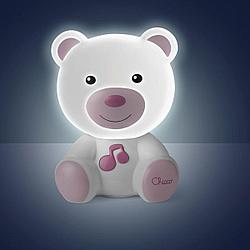 Ночник-проектор "Радужный мишка" розовый (Chicco, Италия)